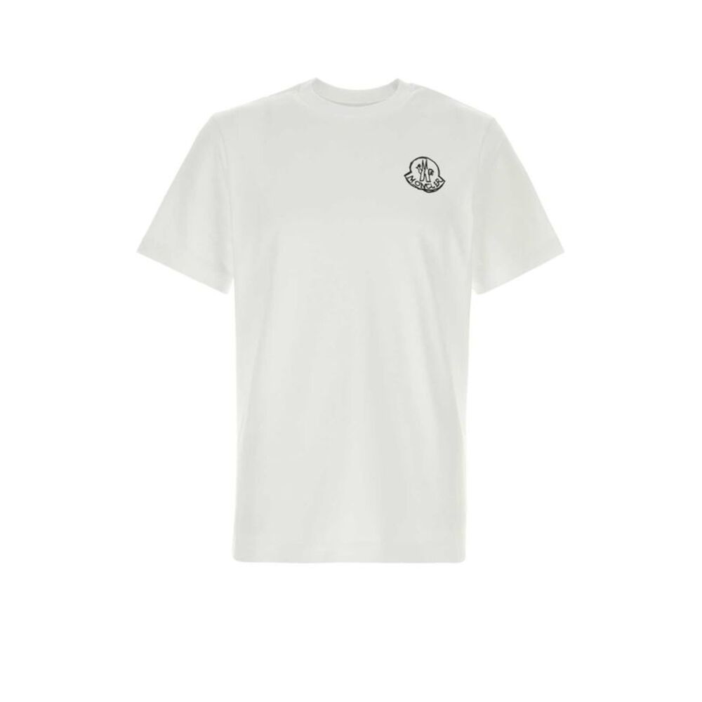 Moncler Men White Cotton T-Shirt
